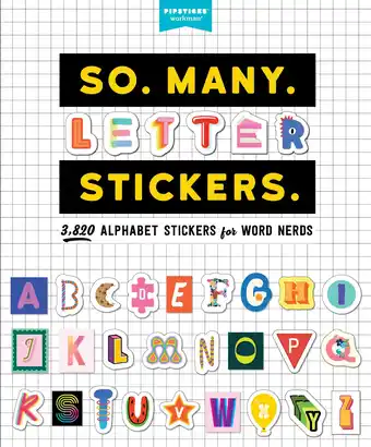Amazon So. Many. Letter Stickers.: 3,820 Alphabet Stickers for Word Nerds aanbieding