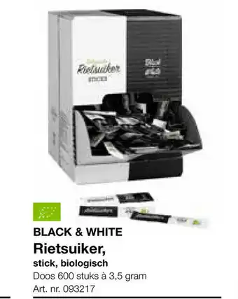 Bidfood Black & White Rietsuiker aanbieding