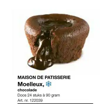 Bidfood Maison de Patisserie Moelleux 90g aanbieding