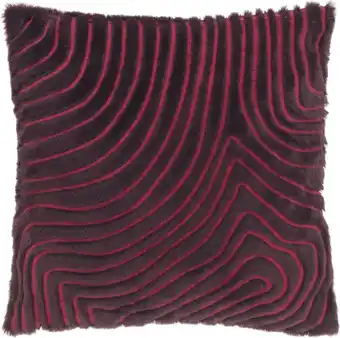 Intratuin Unique Living sierkussen Jace paars 45 x 45 cm aanbieding