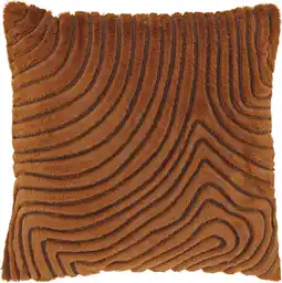 Intratuin Unique Living sierkussen Jace bruin 45 x 45 cm aanbieding