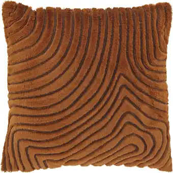 Intratuin Unique Living sierkussen Jace bruin 45 x 45 cm aanbieding