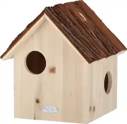 Intratuin Esschert Design eekhoornhuis naturel / bruin 26 x 25,2 x 29 cm aanbieding