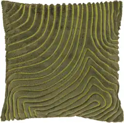 Intratuin Unique Living sierkussen Jace groen 45 x 45 cm aanbieding
