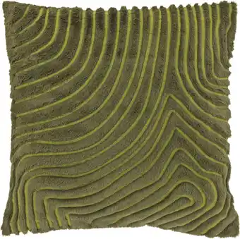 Intratuin Unique Living sierkussen Jace groen 45 x 45 cm aanbieding