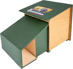 Intratuin CJ Wildlife egelhuis XL naturel/groen 39,8 x 35,5 x 38,3 cm aanbieding