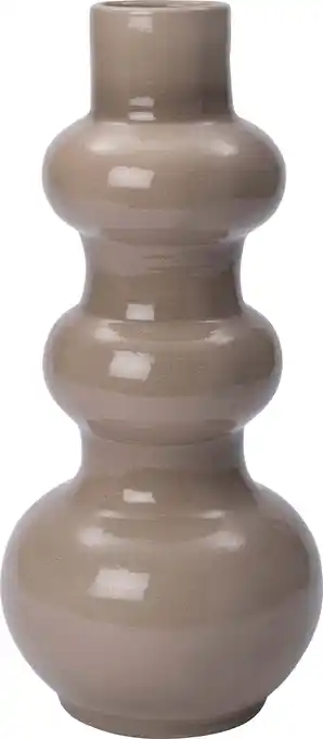 Intratuin Intratuin vaas Maura taupe D 28 H 60 cm aanbieding