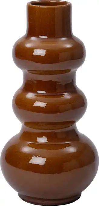 Intratuin Intratuin vaas Maura bruin D 22 H 50 cm aanbieding