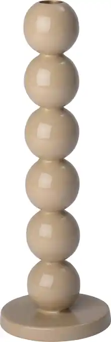 Intratuin Intratuin kandelaar Yorik beige D 10,5 H 32 cm aanbieding