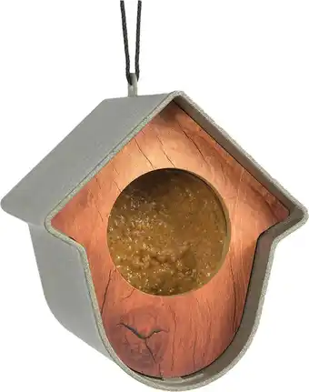 Intratuin Singing Friend pindakaaspothouder Evie hout grijs 15 x 13 x 17 cm aanbieding