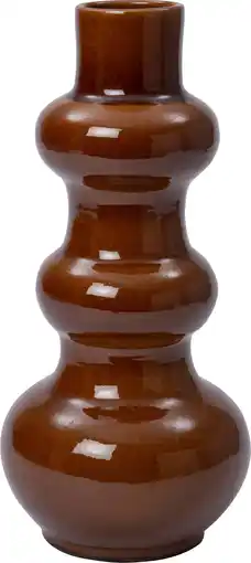 Intratuin Intratuin vaas Maura bruin D 30 H 70 cm aanbieding