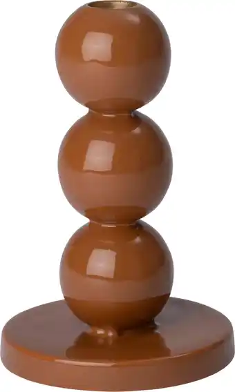Intratuin Intratuin kandelaar Yorik bruin D 10,5 H 16,5 cm aanbieding