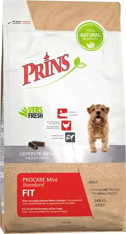 Intratuin Prins hondenbrokken ProCare Mini Standard Fit gevogelte 3 kg aanbieding