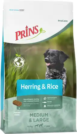 Intratuin Prins hondenbrokken ProCare Hypoallergenic haring en rijst 3 kg aanbieding