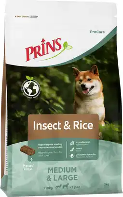 Intratuin Prins hondenbrokken Procare Insect & Rice adult insecten 3 kg aanbieding