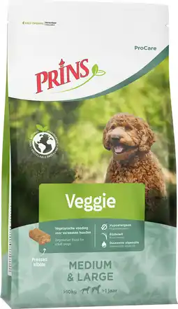 Intratuin Prins hondenbrokken Procare Veggie adult rijst 3 kg aanbieding