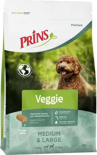 Intratuin Prins hondenbrokken Procare Veggie adult rijst 3 kg aanbieding