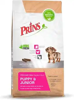 Intratuin Prins ProCare Perfect Start Mini Junior & Puppy 3 kg aanbieding