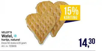 Bidfood Wafel 20g aanbieding