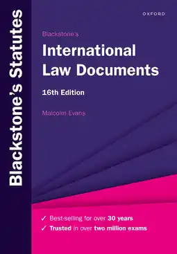 Amazon Blackstone's International Law Documents aanbieding