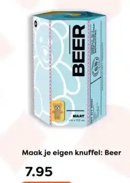 The Read Shop Maak je eigen knuffel Beer aanbieding