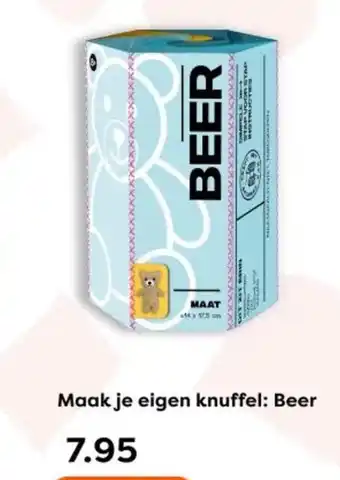The Read Shop Maak je eigen knuffel Beer aanbieding