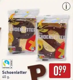 ALDI Schoenletter aanbieding