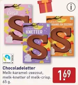ALDI Chocoladeletter aanbieding
