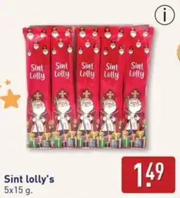 ALDI Sint lolly's aanbieding