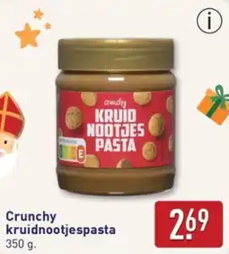 ALDI Crunchy kruidnootjespasta aanbieding