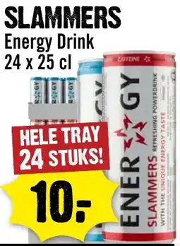 Dirck 3 Slammers Energy Drink aanbieding