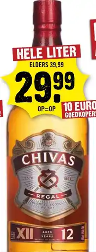 Dirck 3 Chivas regal aanbieding