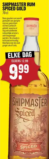 Dirck 3 Shipmaster Rum Spiced Gold aanbieding