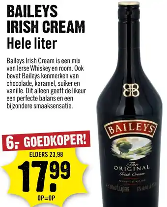 Dirck 3 Baileys Irish Cream aanbieding