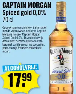 Dirck 3 Captain Morgan Spiced gold 0,0% aanbieding