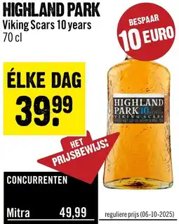 Dirck 3 Highland Park Viking Scars 10 years aanbieding
