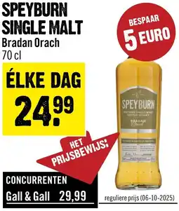 Dirck 3 Speyburn Single Malt Bradan Orach aanbieding