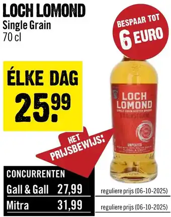 Dirck 3 Loch Lomond Single Grain aanbieding