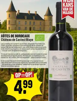 Dirck 3 Côtes De Bordeaux Château de Castest Blaye aanbieding