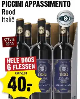 Dirck 3 Piccini Appassimento Rood aanbieding