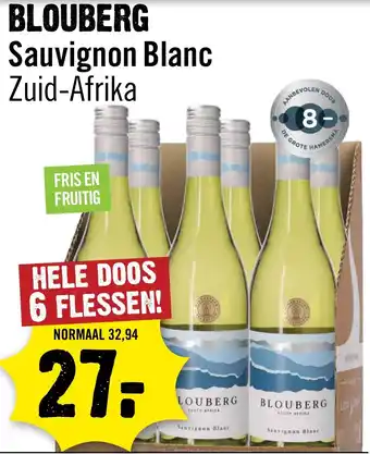 Dirck 3 Blouberg Sauvignon Blanc aanbieding