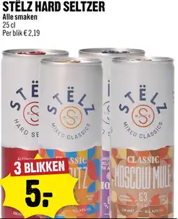 Dirck 3 Stëlz hard seltzer aanbieding