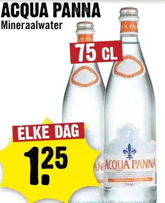 Dirck 3 Acqua Panna Mineraalwater aanbieding