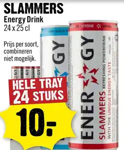 Dirck 3 Slammers Energy Drink aanbieding