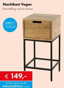 Woonsquare Nachtkast Vegas aanbieding