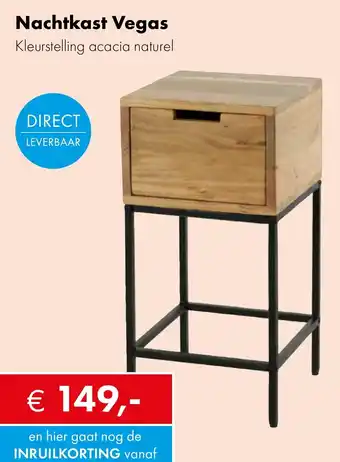 Woonsquare Nachtkast Vegas aanbieding