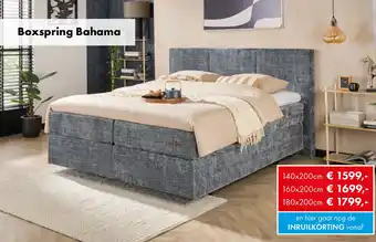Woonsquare Boxspring Bahama aanbieding