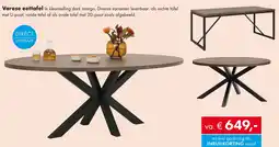 Woonsquare Varese eettafel aanbieding