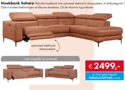 Woonsquare Hoekbank Sahara aanbieding