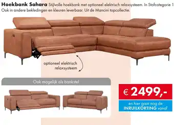 Woonsquare Hoekbank Sahara aanbieding